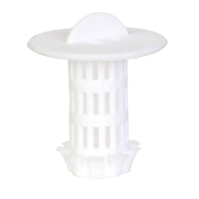 Attrape Cheveux pour Évier "Silicone" 4cm Blanc | Accessoire de Nettoyage Accessoire de Nettoyage Accessoire de Nettoyage