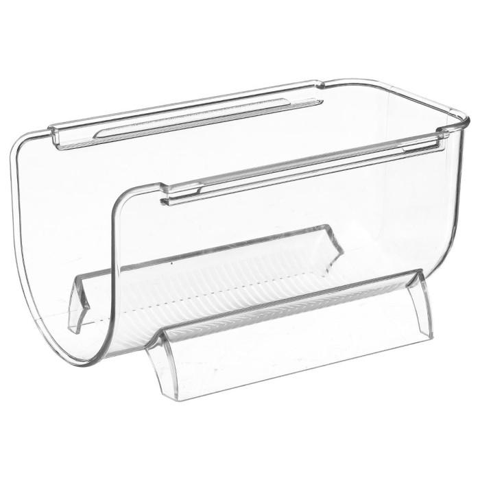 Bac de Rangement Frigo "Bouteille Vin" 20cm Transparent | Rangement Frigo Conservation Rangement Frigo