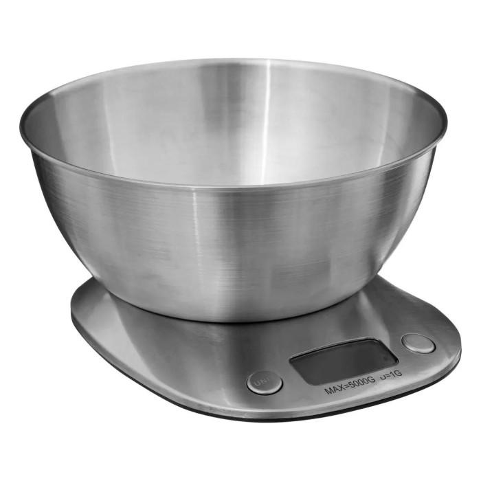 Balance de Cuisine Digitale "Bol Inox" 21cm Argent | Balance de Cuisine Balance de Cuisine Argent