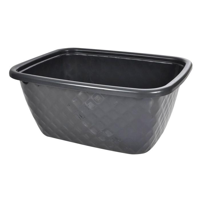 Bassine Ovale "Diamant" 16L Anthracite | Bassine & Seau Bassine & Seau Anthracite