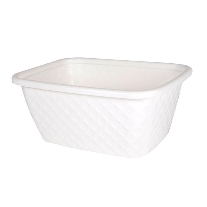 Bassine Ovale "Diamant" 16L Blanc | Bassine & Seau Bassine & Seau Bassine & Seau