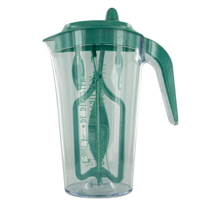 Batteur Manuel "Gradué" 2L Transparent & Vert | Accessoire de Préparation Accessoire de Préparation Accessoire de Préparation