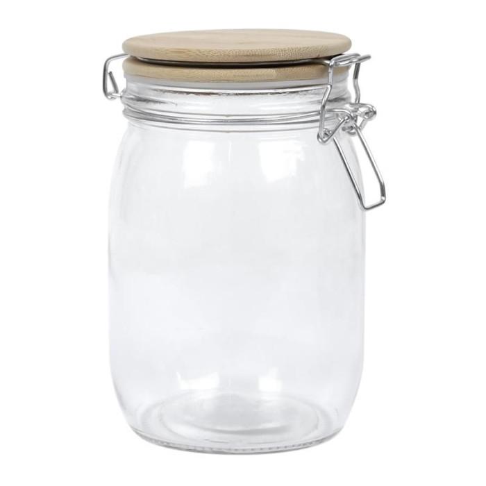 Bocal de Conservation "Nourriture" 1L Transparent | Bocal en Verre Bocal en Verre Bocal en Verre