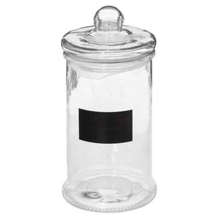 Bocal en Verre "Ardoise" 1,6L Transparent | Bocal en Verre Bocal en Verre Bocal en Verre