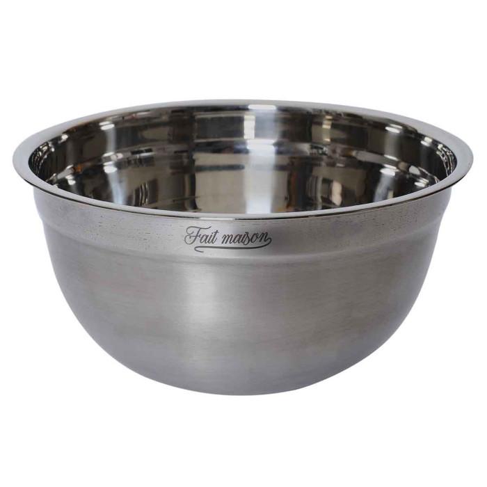 Bol Mélangeur Pâtissier "Inox" 24cm Argent | Accessoire de Pâtisserie Accessoire de Pâtisserie Accessoire de Pâtisserie