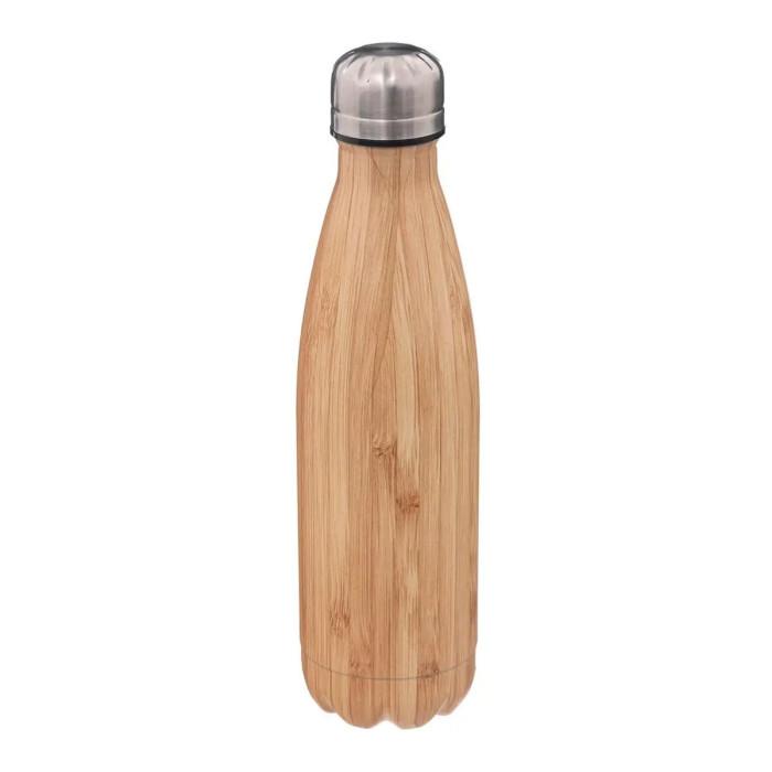 Bouteille Isotherme Inox "Effet Bambou" 0,5L Beige | Bouteille Isotherme Bouteille Isotherme Beige