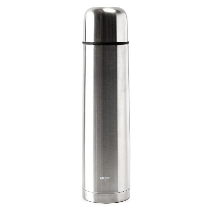 Bouteille Isotherme Inox "Transport" 1L Argent | Bouteille Isotherme Bouteille Isotherme Argent