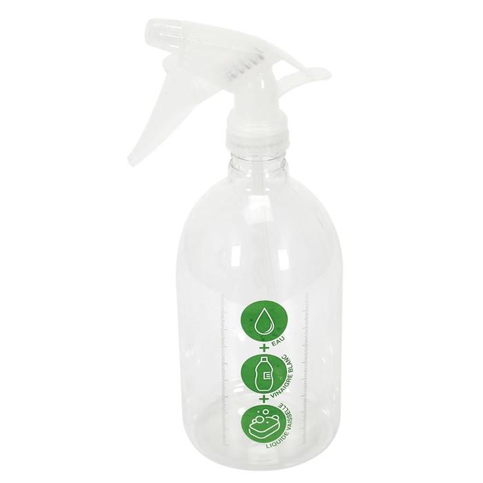 Bouteille Spray "Ménage" 750ml Transparent | Accessoire de Nettoyage Accessoire de Nettoyage Accessoire de Nettoyage