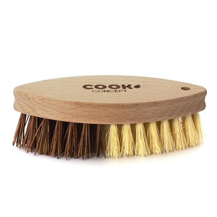 Brosse à Légumes en Bois "Cook" 11cm Marron | Accessoire de Préparation Accessoire de Préparation Accessoire de Préparation