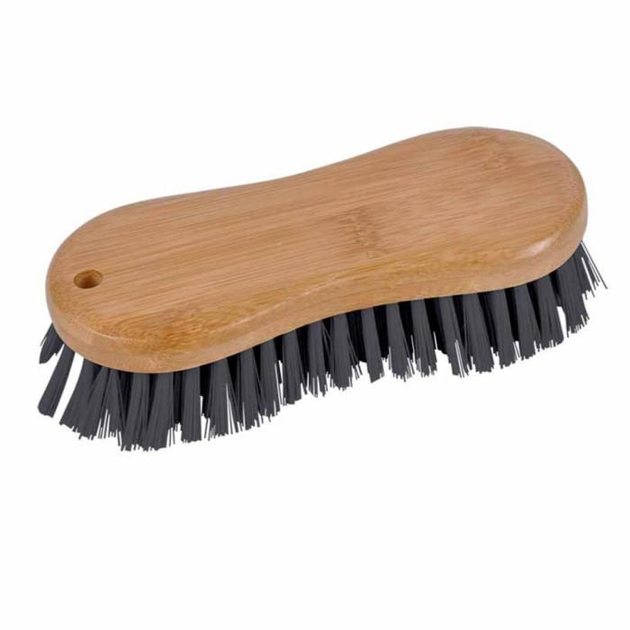 Brosse à Récurer "Bambou" 15cm Anthracite | Accessoire de Nettoyage Accessoire de Nettoyage Accessoire de Nettoyage