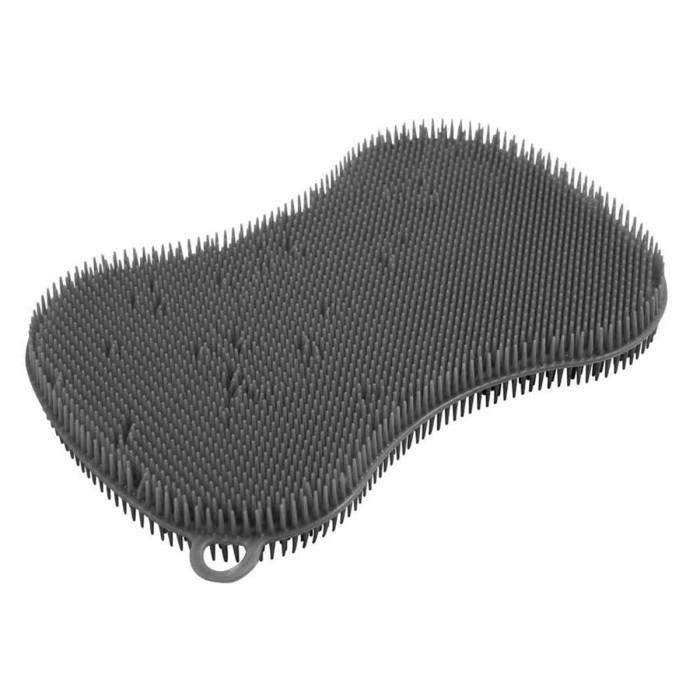 Brosse Silicone "Souple" 11cm Anthracite | Accessoire de Nettoyage Accessoire de Nettoyage Accessoire de Nettoyage