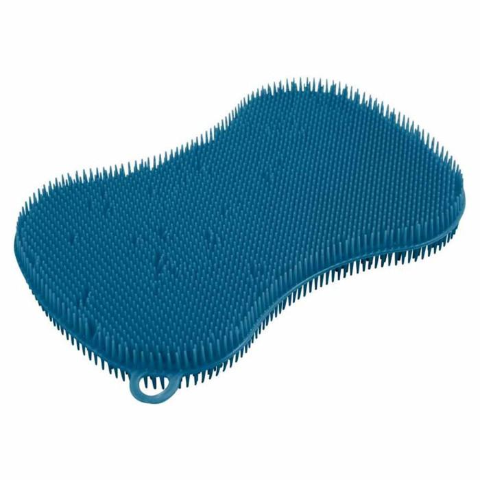 Brosse Silicone "Souple" 11cm Bleu Paon | Accessoire de Nettoyage Accessoire de Nettoyage Accessoire de Nettoyage