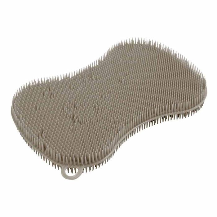 Brosse Silicone "Souple" 11cm Taupe | Accessoire de Nettoyage Accessoire de Nettoyage Accessoire de Nettoyage