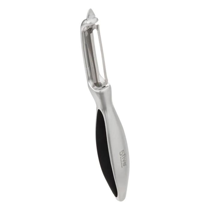 Éplucheur Économe Antidérapant "Zinc" 17cm Argent | Éplucheur & Mandoline Éplucheur & Mandoline Argent