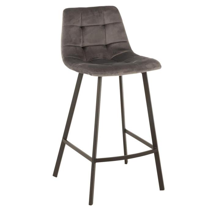 Chaise de Bar Design "Olivier" 95cm Gris | Tabouret de bar Cuisine & Bar Gris