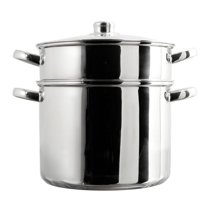 Couscoussier en Inox "Induction" 8L Argent | Cocotte, Faitout & Marmite Cocotte, Faitout & Marmite Argent