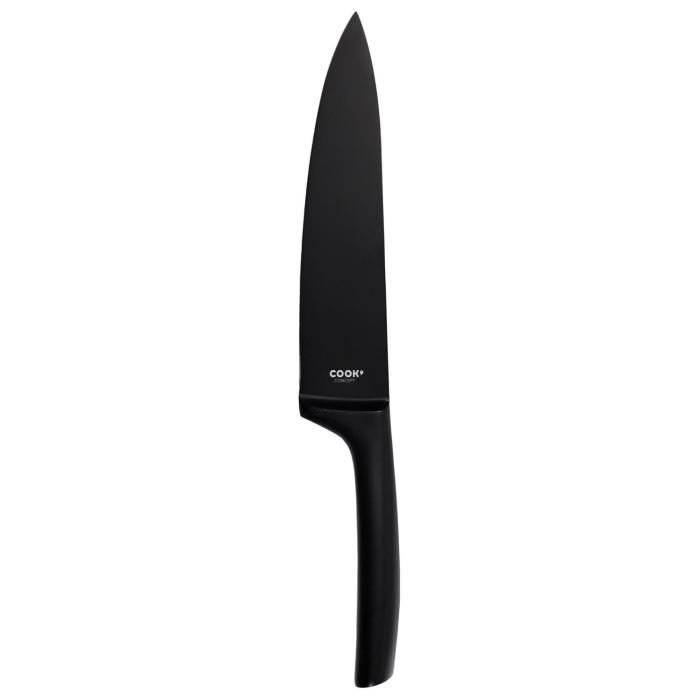 Couteau Chef en Inox "Allure" 33cm Noir | Couteau de Cuisine Couteau de Cuisine Couteau de Cuisine