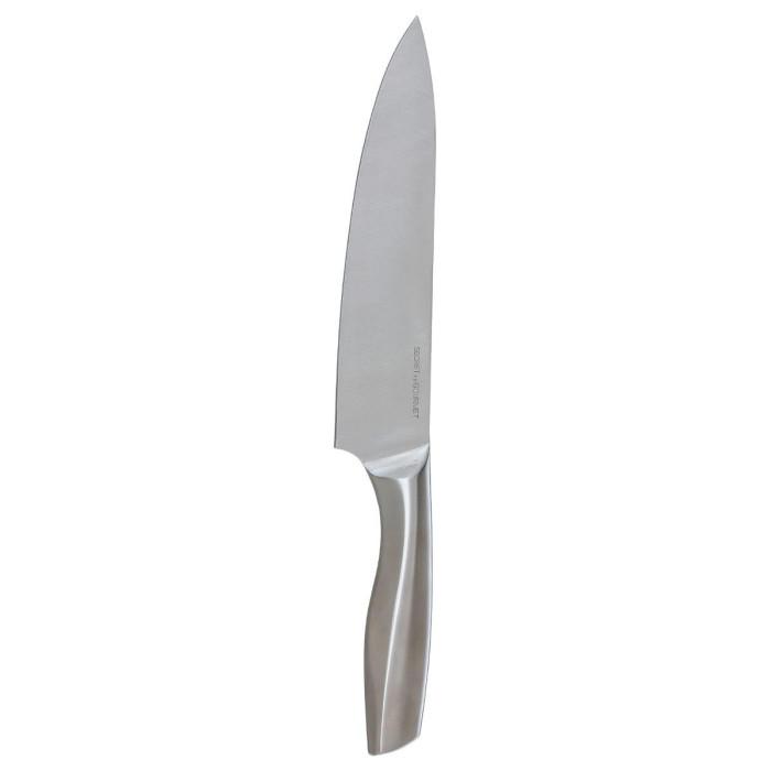 Couteau Chef "Inox Forgé" 34cm Gris | Couteau de Cuisine Couteau de Cuisine