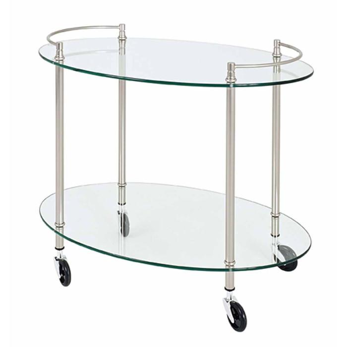 Desserte de Cuisine Design "Yoni" 68cm Transparent | Desserte de Cuisine Cuisine & Bar Desserte de Cuisine