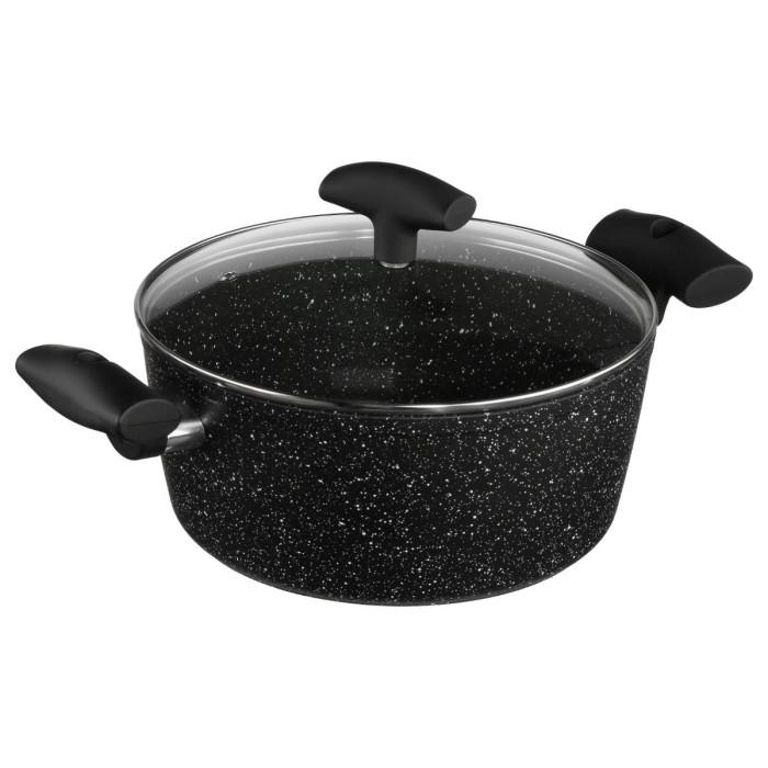 Faitout en Aluminium & Couvercle "Pierre" 24cm Noir | Cocotte, Faitout & Marmite Cocotte, Faitout & Marmite Cocotte, Faitout & Marmite