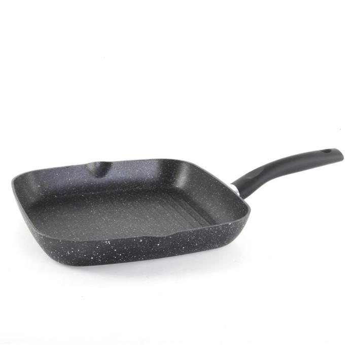 Grill en Aluminium "Pierre" 28cm Noir | Poêle & Sauteuse Poêle & Sauteuse Noir