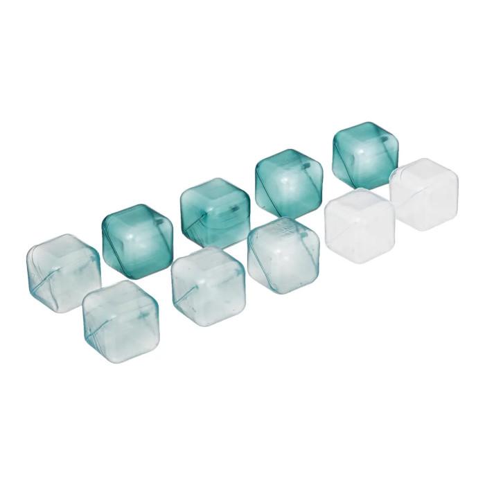 Lot de 10 Glaçons "Réutilisables" 2cm Multicolore | Rangement Frigo Conservation Multicolore