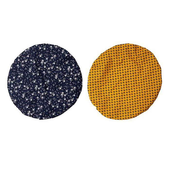 Lot de 2 Couvercles "Réutilisables" 32cm Bleu & Jaune | Accessoire de Conservation Accessoire de Conservation Accessoire de Conservation