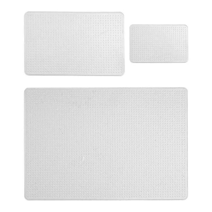 Lot de 3 Couvercles "Silicone" 34cm Transparent | Accessoire de Conservation Accessoire de Conservation Accessoire de Conservation