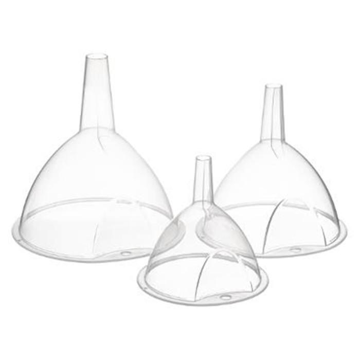 Lot de 3 Entonnoirs "Tretcher" 15cm Transparent | Accessoire de Préparation Accessoire de Préparation Accessoire de Préparation