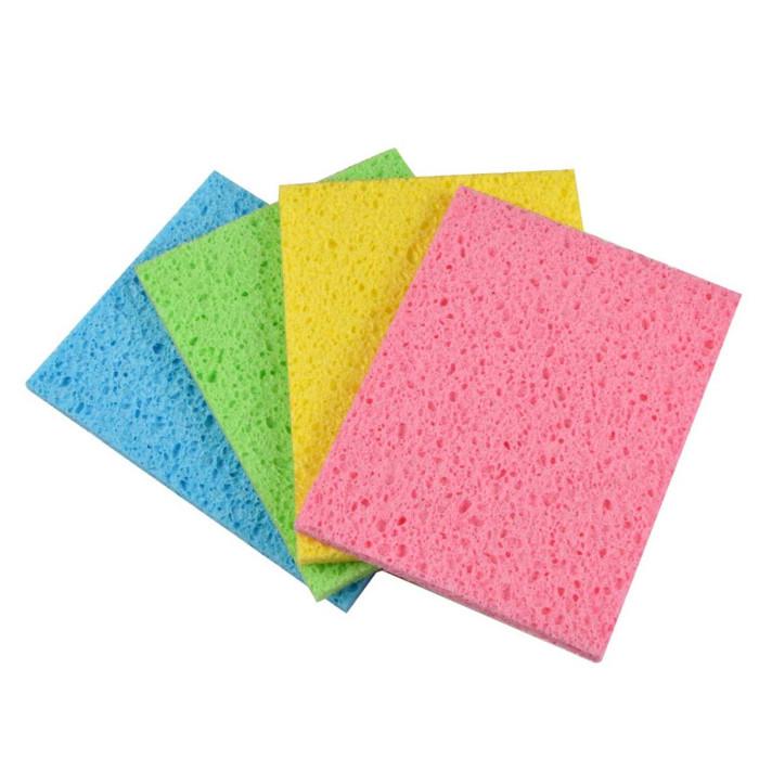 Lot de 4 Éponges "Multi-Usages" 15cm Multicolore | Accessoire de Nettoyage Accessoire de Nettoyage