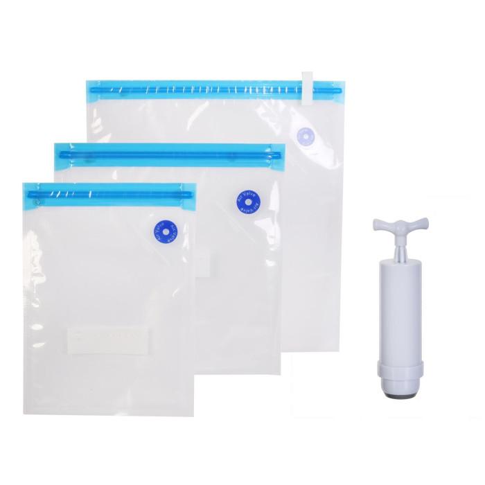 Lot de 4 Sachets "Réutilisables" 34cm Transparent | Accessoire de Conservation Accessoire de Conservation Accessoire de Conservation