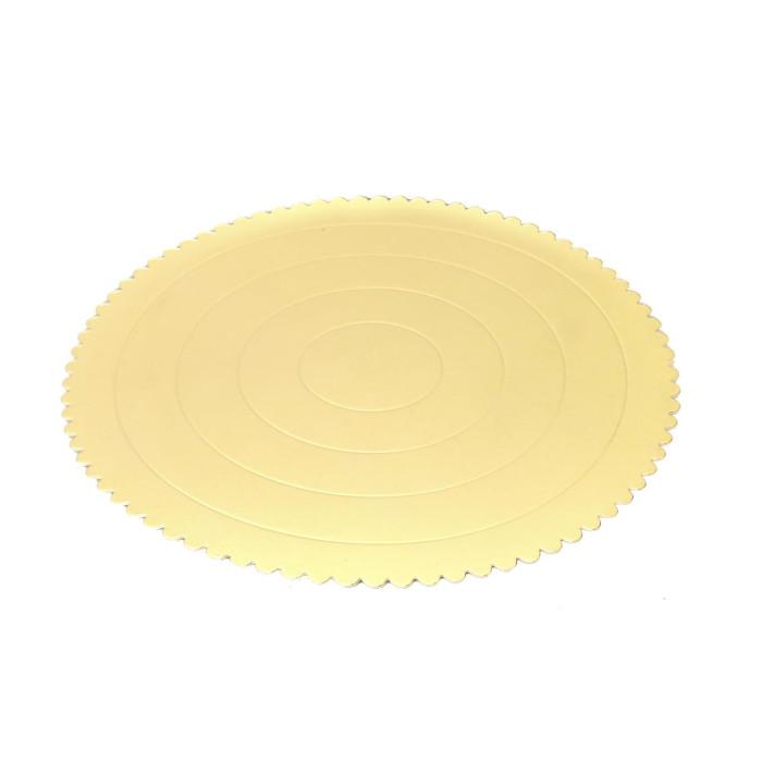 Lot de 5 Supports à Gâteaux "Ronds" 29cm Or | Décoration pour Pâtisserie Décoration pour Pâtisserie Décoration pour Pâtisserie