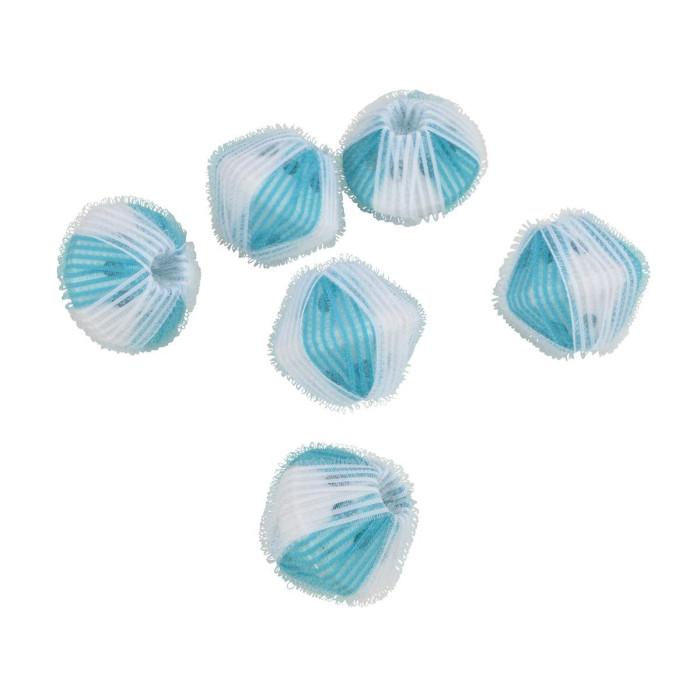 Lot de 6 Balles de Lavage "Ménage" 5cm Bleu | Accessoire de Nettoyage Accessoire de Nettoyage Accessoire de Nettoyage