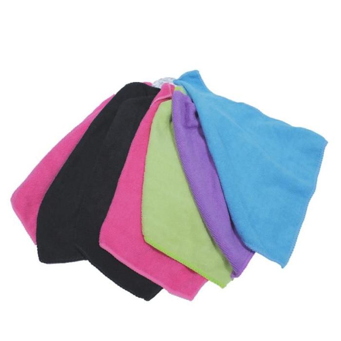 Lot de 7 Chiffons en Microfibre "Clean" 30cm Multicolore | Chiffon Microfibre Chiffon Microfibre Chiffon Microfibre