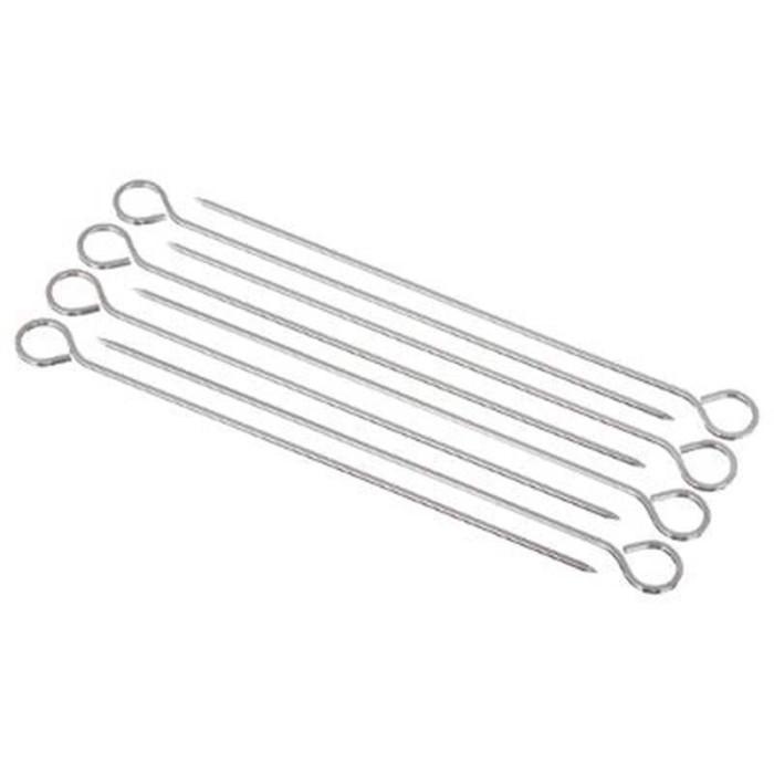 Lot de 8 Piques à Brochettes "Neka" 27cm Argent | Accessoire de Préparation Accessoire de Préparation Accessoire de Préparation