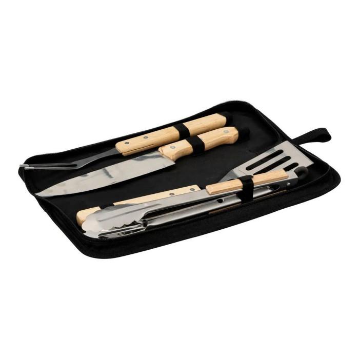 Mallette de Barbecue "4 Ustensiles" 38cm Noir | Barbecue & Plancha Barbecue & Plancha Barbecue & Plancha