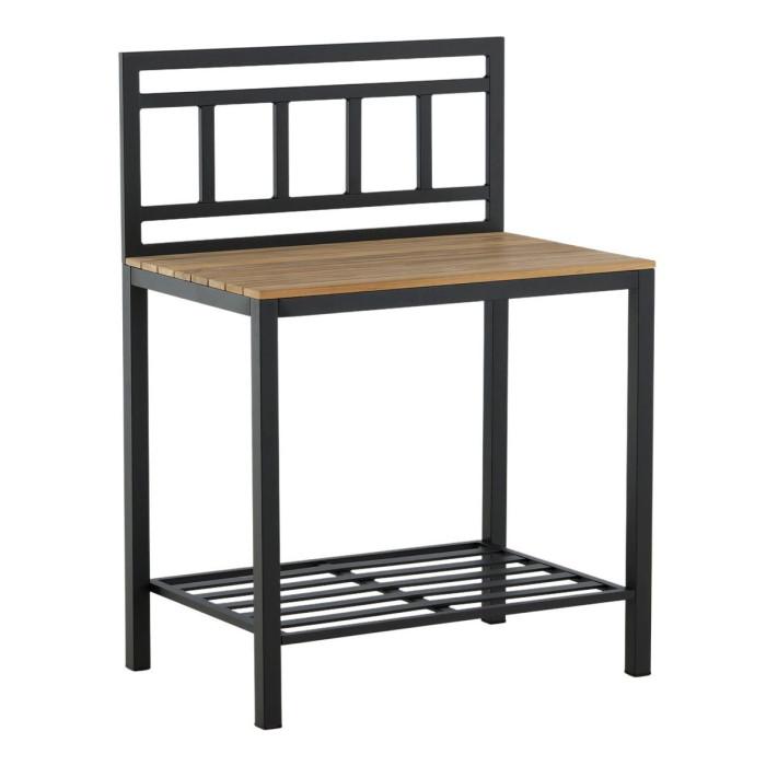 Meuble Cuisine d’Extérieur "Mexico" 127cm Noir | Meuble Bas de Cuisine Cuisine & Bar Meuble Bas de Cuisine