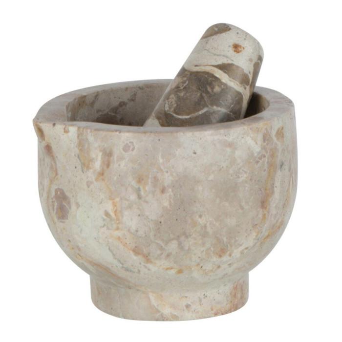 Mortier & Pilon en Marbre "Bali" 12cm Beige | Accessoire de Préparation Accessoire de Préparation Accessoire de Préparation