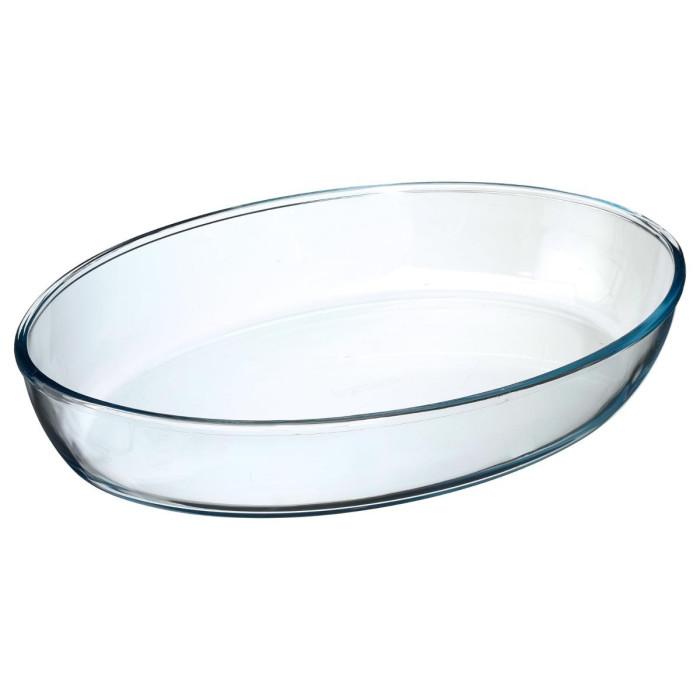 Plat à Four Ovale "Verre" 35cm Transparent | Plat de Cuisson & Four Plat de Cuisson & Four Plat de Cuisson & Four