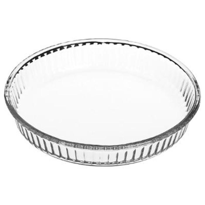 Plat à Tarte en Verre "Rond" 26cm Transparent | Plat de Cuisson & Four Plat de Cuisson & Four Plat de Cuisson & Four