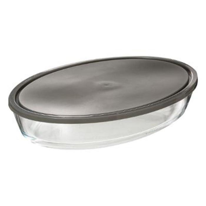 Plat de Cuisine Ovale "Couvercle" 35cm Transparent | Plat de Cuisson & Four Plat de Cuisson & Four Plat de Cuisson & Four