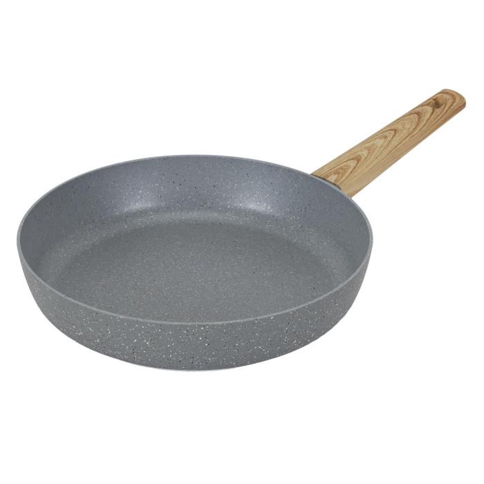 Poêle Aluminium "Forgé" 24cm Gris | Poêle & Sauteuse Poêle & Sauteuse Gris & Marron