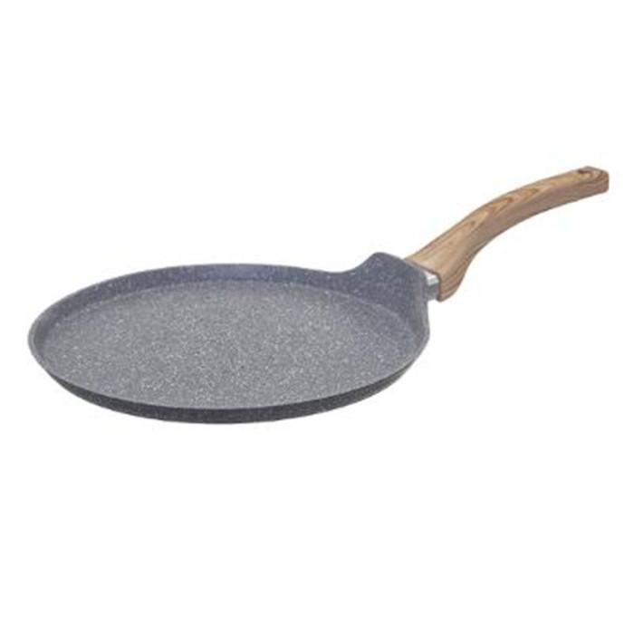 Poêle à Crêpe en Aluminium "Nature" 28cm Gris | Poêle & Sauteuse Poêle & Sauteuse Noir