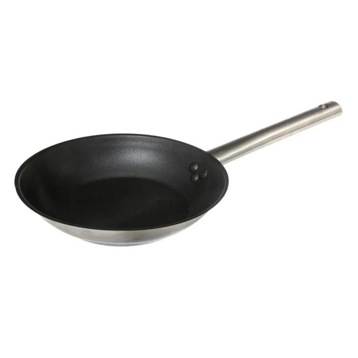 Poêle en Inox "Cuisson" 25cm Argent | Poêle & Sauteuse Poêle & Sauteuse Argent