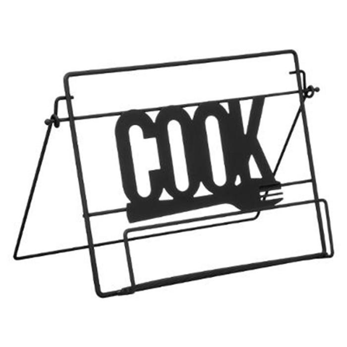 Porte Tablette en Métal "Cook" 27cm Noir | Accessoire de Préparation Accessoire de Préparation Accessoire de Préparation