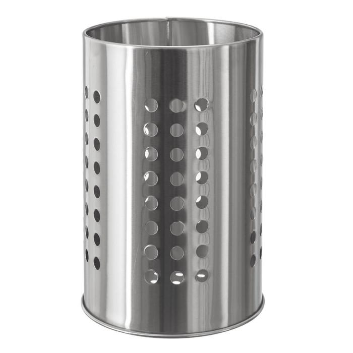 Pot Range-Couverts Inox "Indémo" 17cm Argent | Pot à Ustensiles Equipement de Cuisine Argent