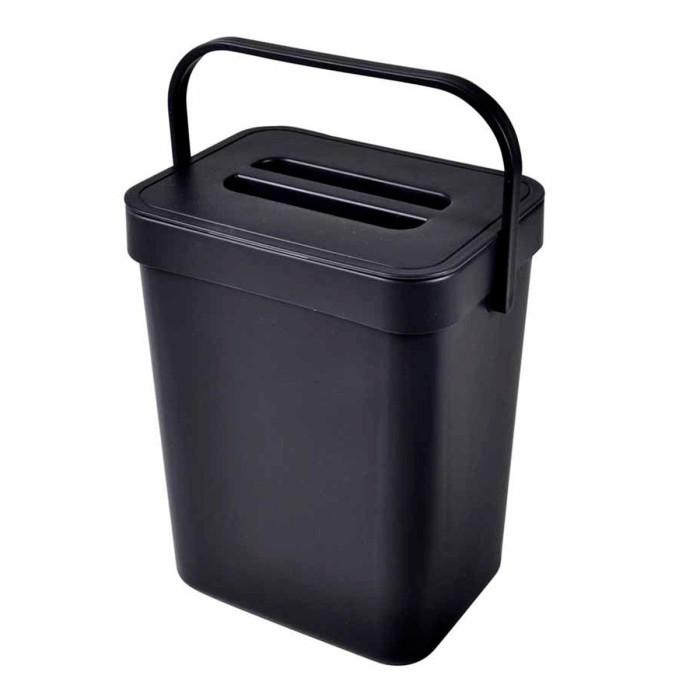 Poubelle de Compost "Accrochable" 5L Anthracite | Poubelle de Cuisine Equipement de Cuisine Anthracite