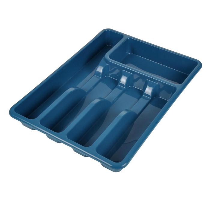 Range-Couverts "Deluxe" 39cm Bleu Paon | Range-Couverts Equipement de Cuisine Bleu Paon