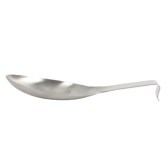 Repose Cuillère "Inox" 24cm Argent | Pot à Ustensiles Equipement de Cuisine Argent