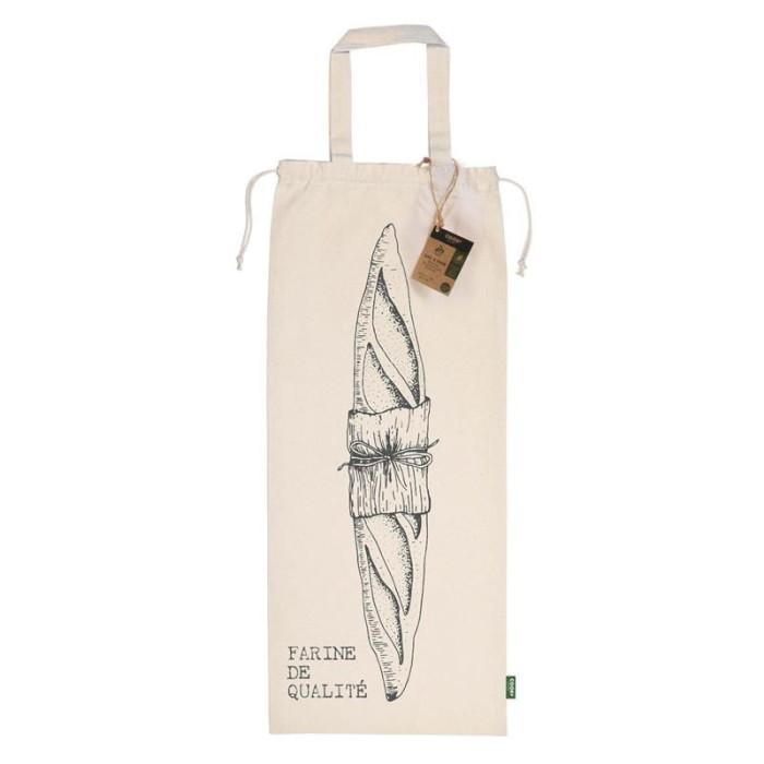 Sac à Pain en Coton "Baguette" 81cm Beige | Boîte à Pain Boîte à Pain Beige